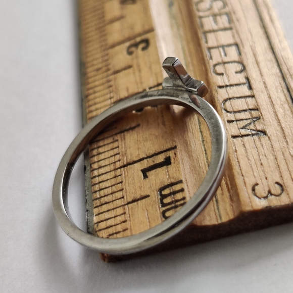 Sterling Silver Cross Ring - Picture 8 of 16